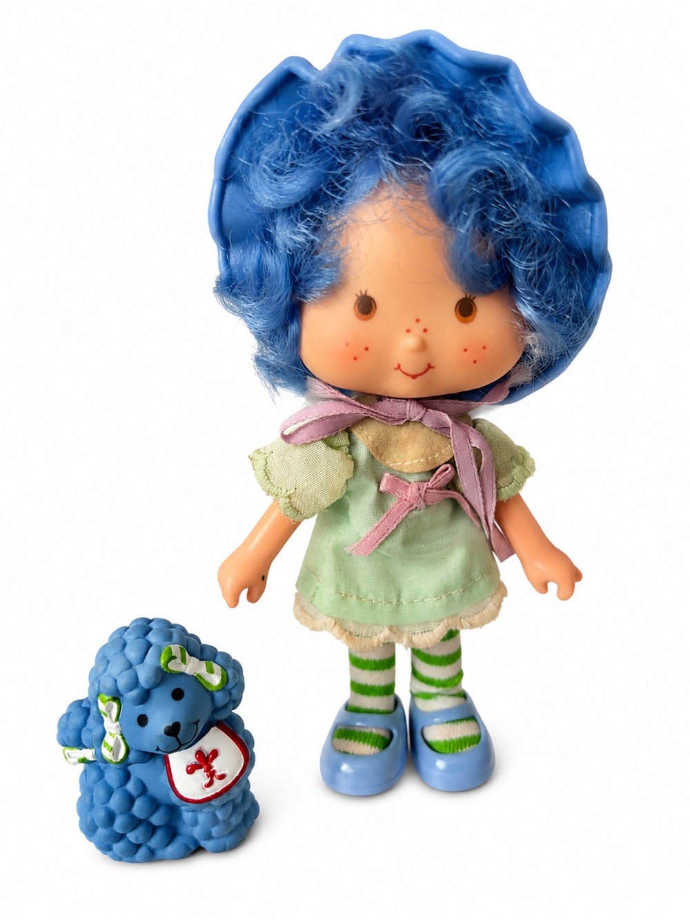 Strawberry Shortcake Crepe Suzette doll and Eclair Poodle pet